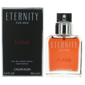 ETERNITY FLAME 3.4 EAU DE TOILETTE SPRAY FOR MEN
