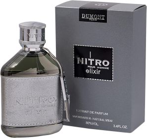 NITRO ELIXIR DUMONT PARIS 3.4 EXTRAIT DE PARFUM SPRAY FOR MEN