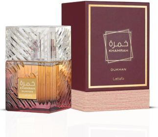 LATTAFA KHAMRAH DUKHAN 3.4 EAU DE PARFUM SPRAY FOR MEN
