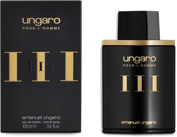 UNGARO THREE 3.4 EAU DE TOILETTE SPRAY FOR MEN.