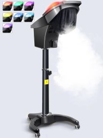 Hair Steamer for Deep Conditioning w/7 Color Light & Ozone