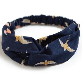 Women's Retro Style Printed Headband (Option: HB004b)