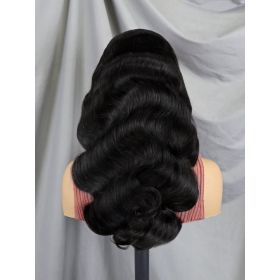 6x4 Density Virgin Human Hair Wigs For Black Women Vietnamese Raw Hair Transparent Lace Front Pre-Plucked Bleached Knots (Option: Body wave-6x4 26Inch)