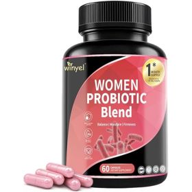 Vaginal Probiotics For Women With Prebiotics & Herbal Blend, PH Balance & Feminine Health Support, Multi-Strain Lactobacillus For Vaginal Flora, (Option: 1)