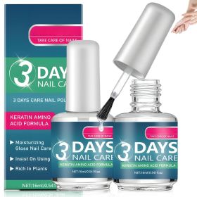 3 Days Nail Care Formula with Keratin Amino Acid & Aloe for Superior Nail, Strengthening and Hydration, for Dry, Weak & Fragile Nails (style: Nail hardener-2)